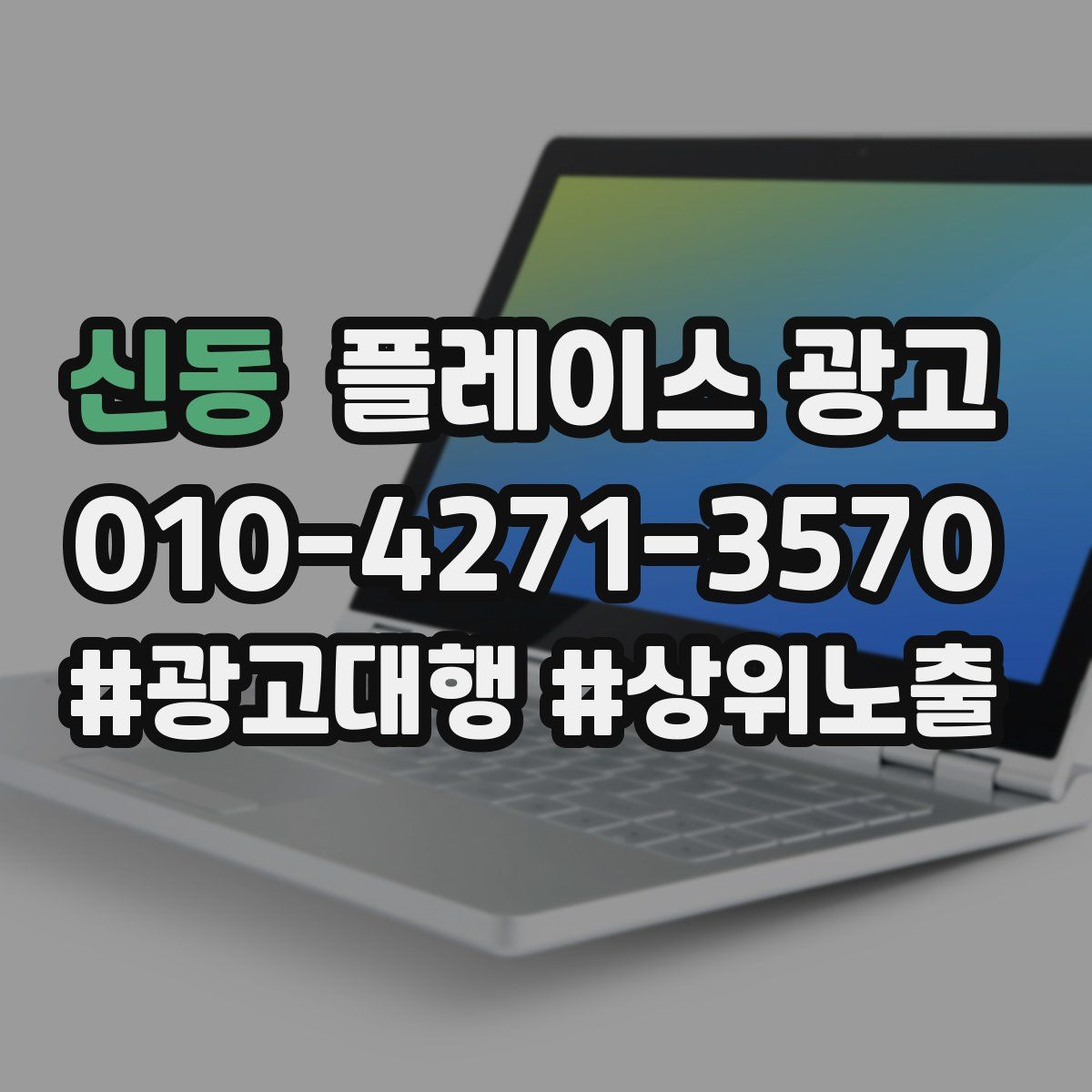 신동 플레이스 광고