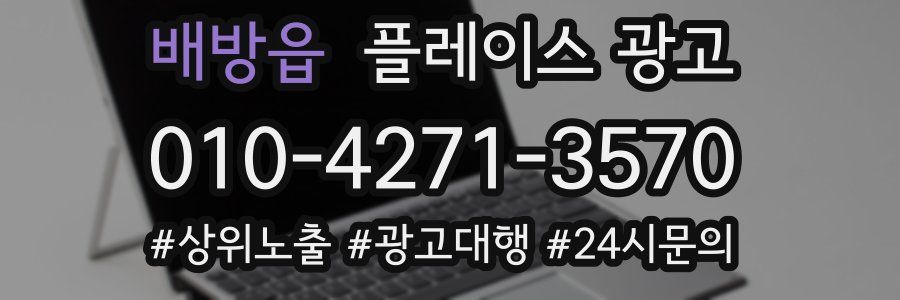 배방읍 플레이스 광고