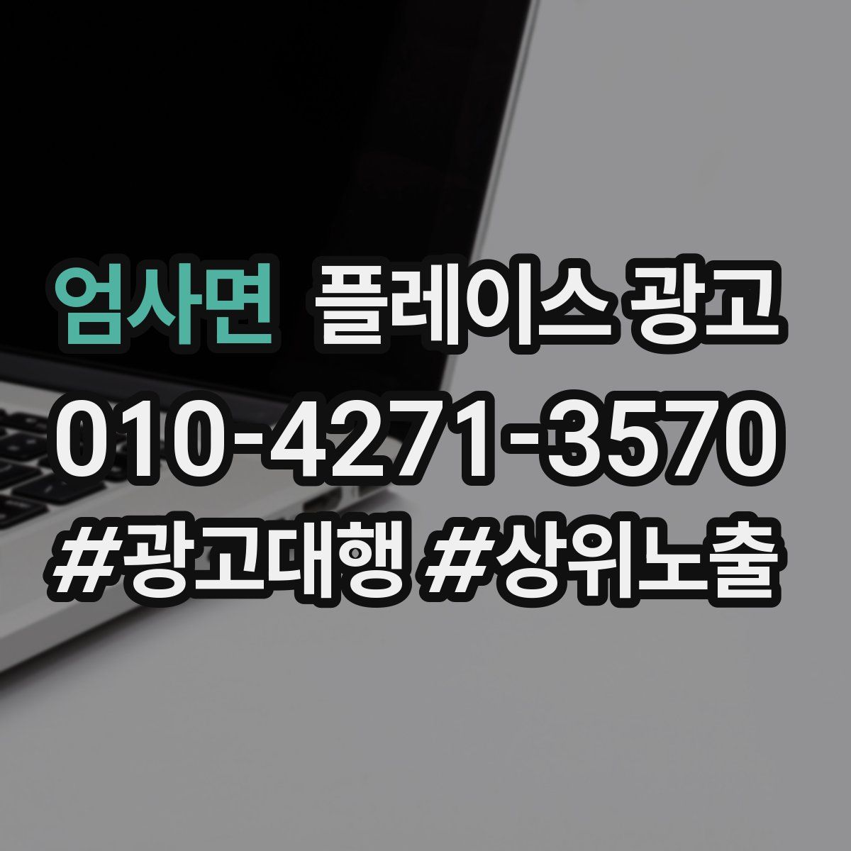 엄사면 플레이스 광고