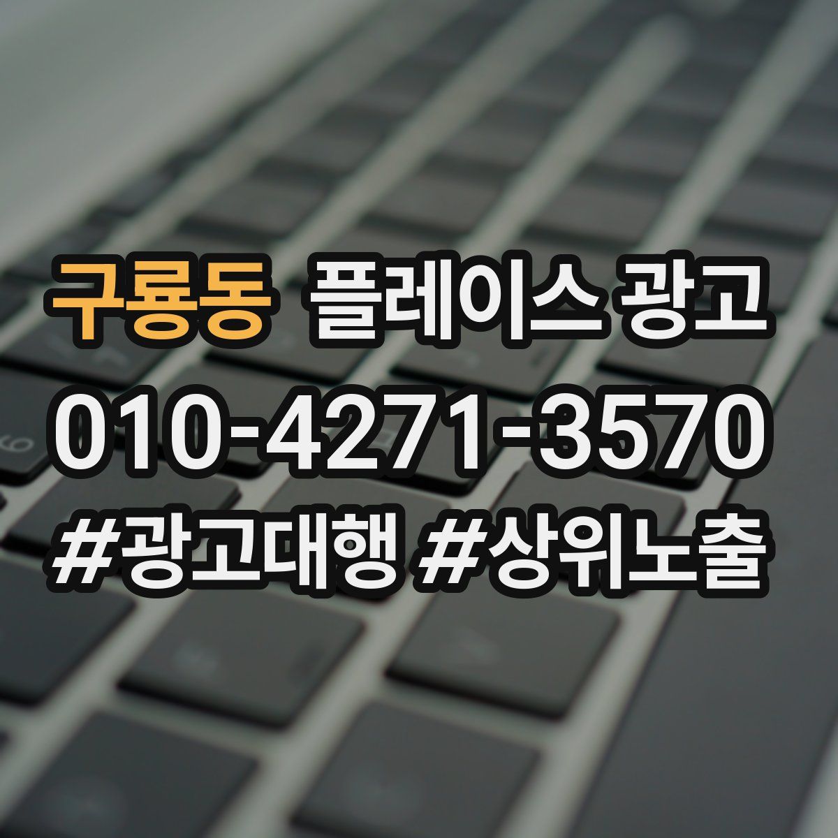구룡동 플레이스 광고