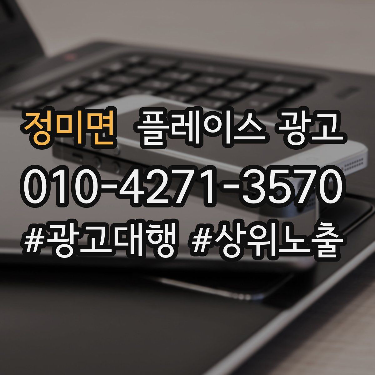 정미면 플레이스 광고