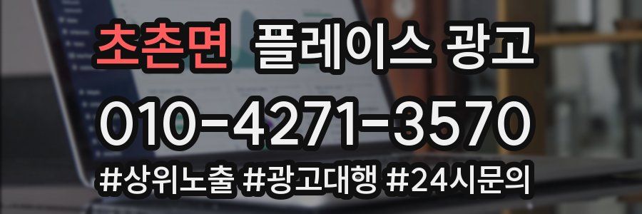 초촌면 플레이스 광고