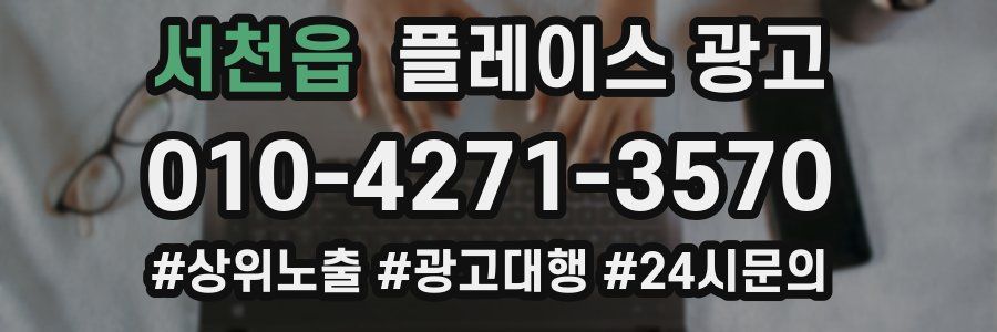 서천읍 플레이스 광고