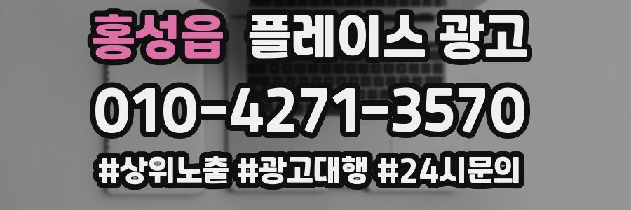 홍성읍 플레이스 광고
