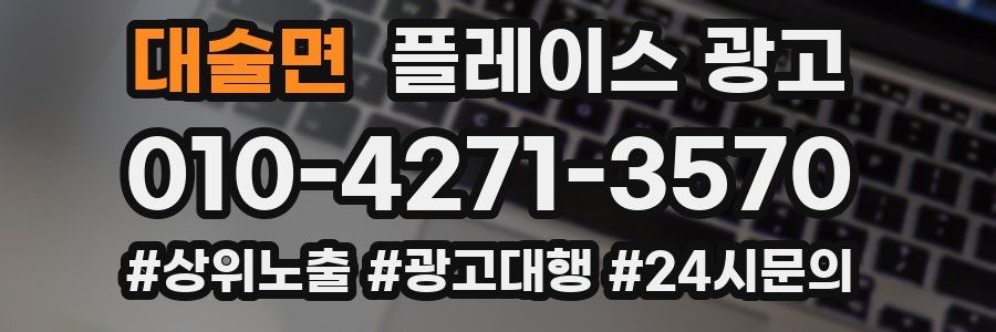 대술면 플레이스 광고