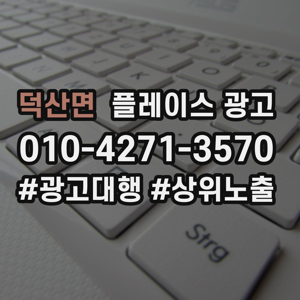 덕산면 플레이스 광고