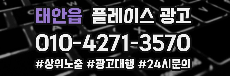 태안읍 플레이스 광고