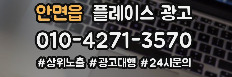 안면읍 플레이스 광고