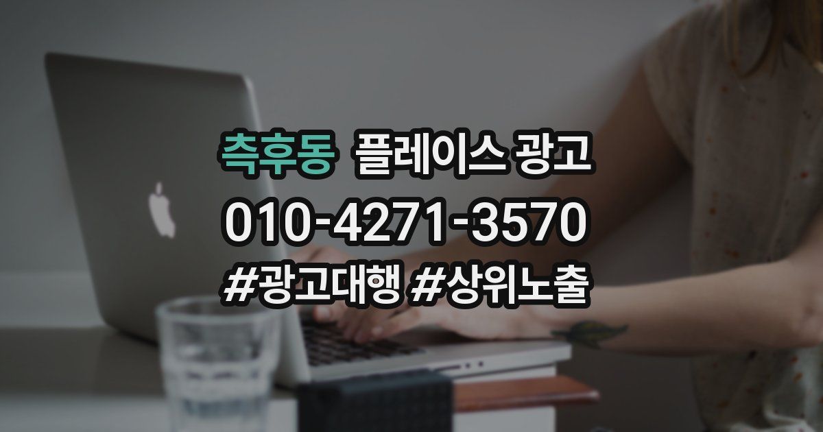 측후동 플레이스 광고