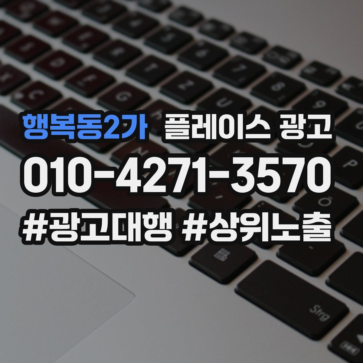 행복동2가 플레이스 광고