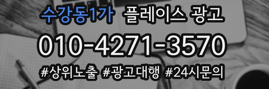 수강동1가 플레이스 광고