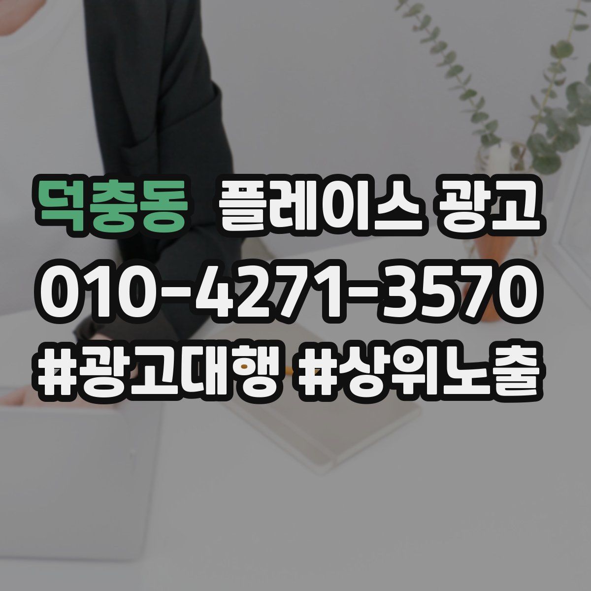 덕충동 플레이스 광고