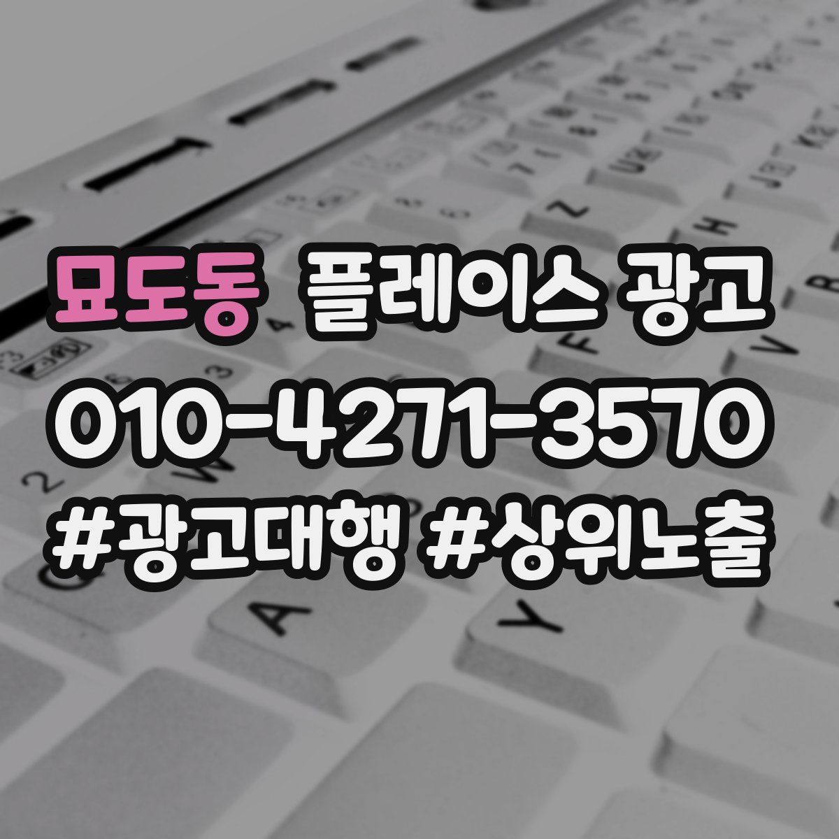 묘도동 플레이스 광고