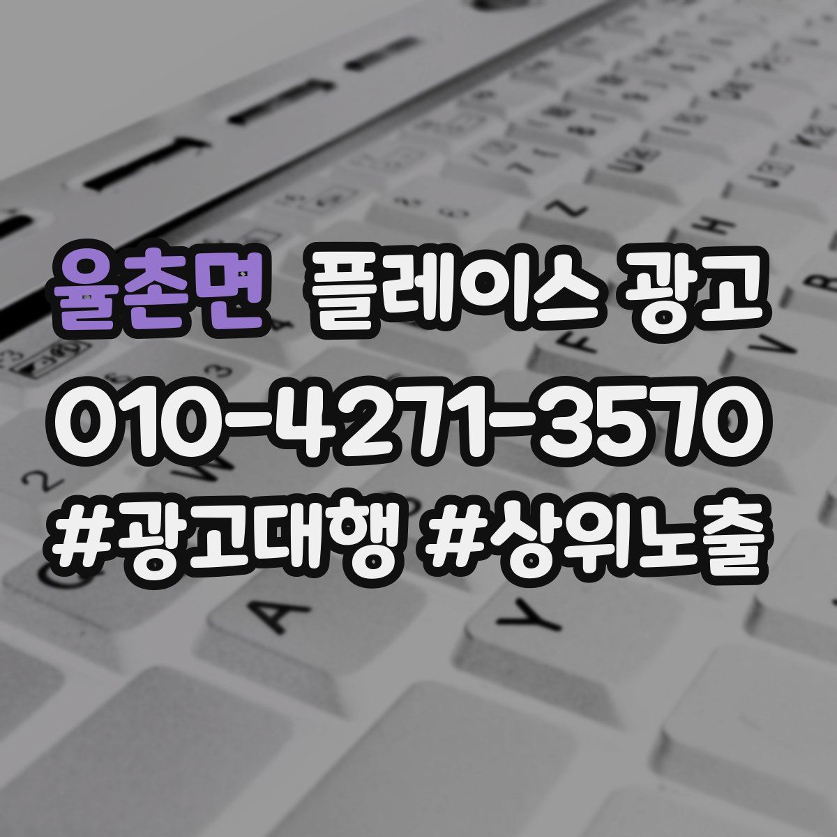 율촌면 플레이스 광고