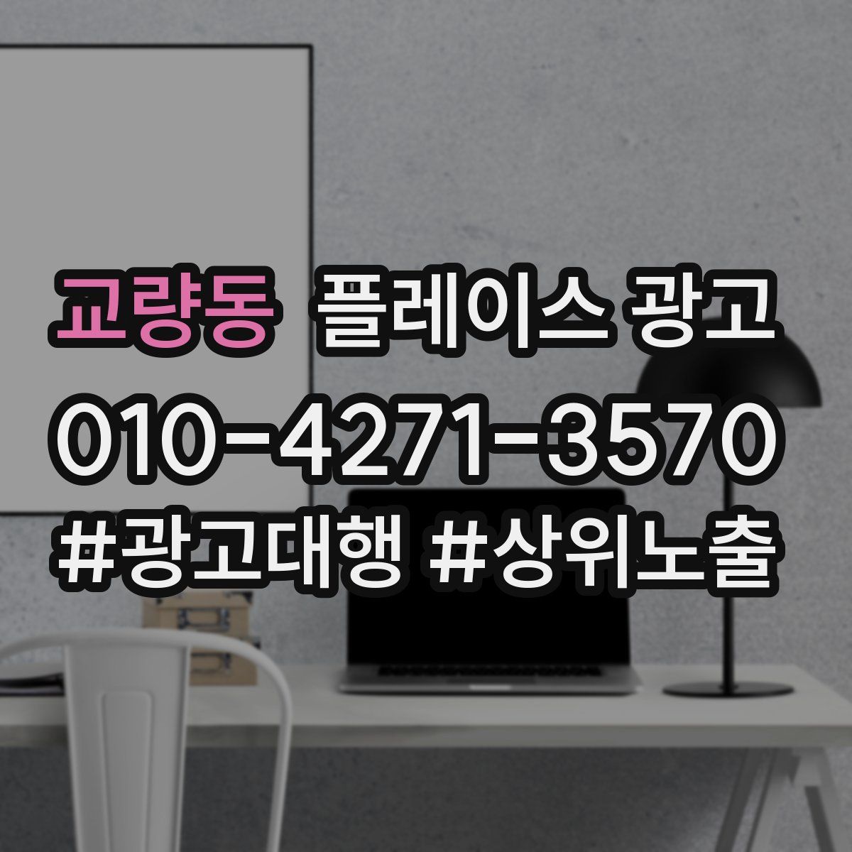 교량동 플레이스 광고