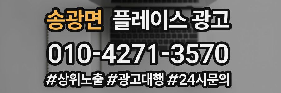 송광면 플레이스 광고