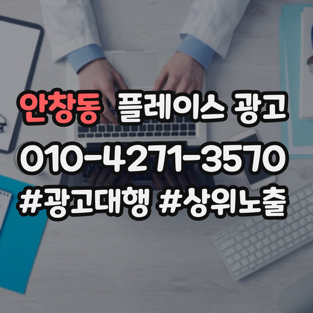 안창동 플레이스 광고
