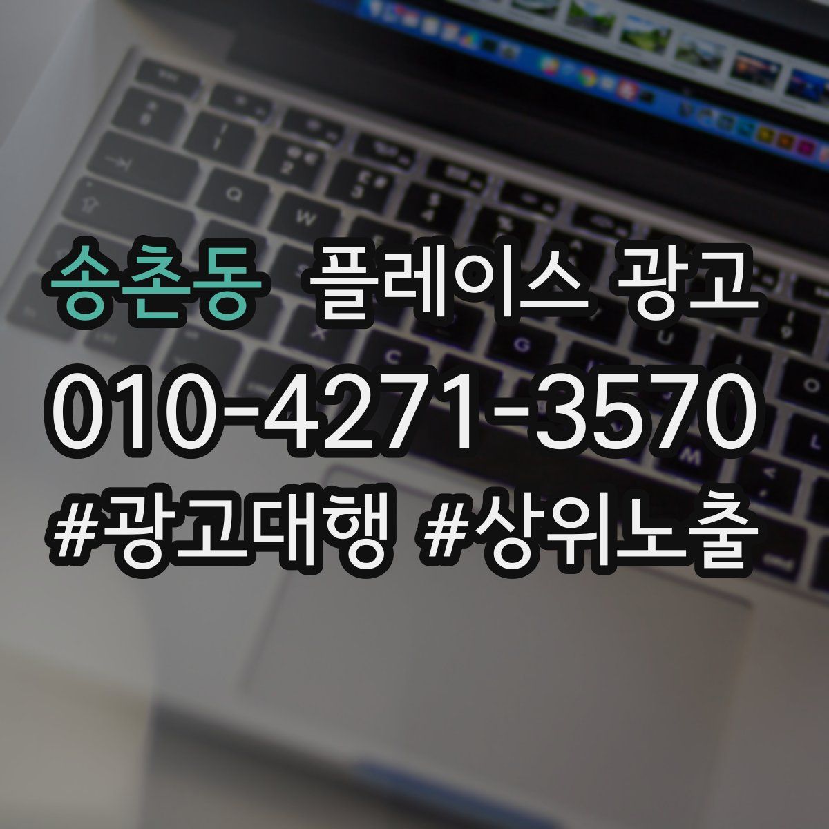 송촌동 플레이스 광고