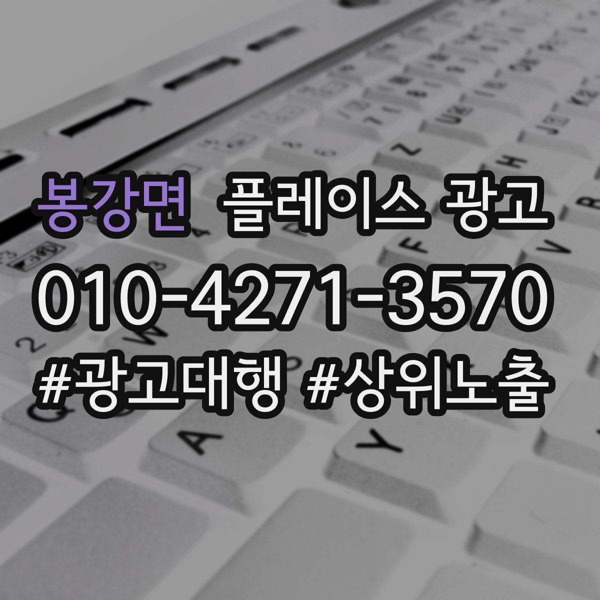 봉강면 플레이스 광고