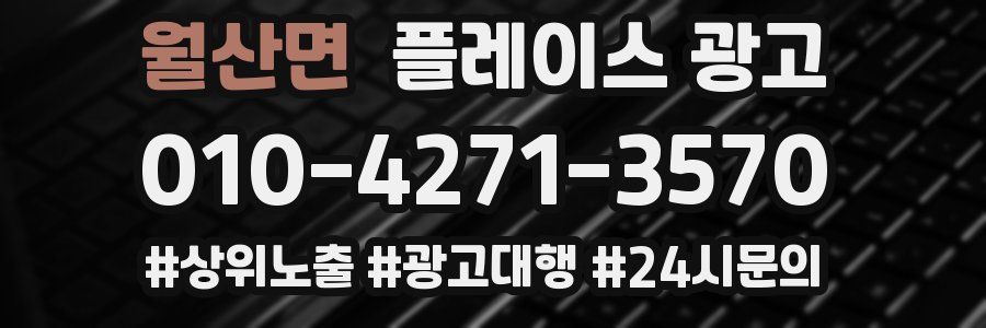 월산면 플레이스 광고