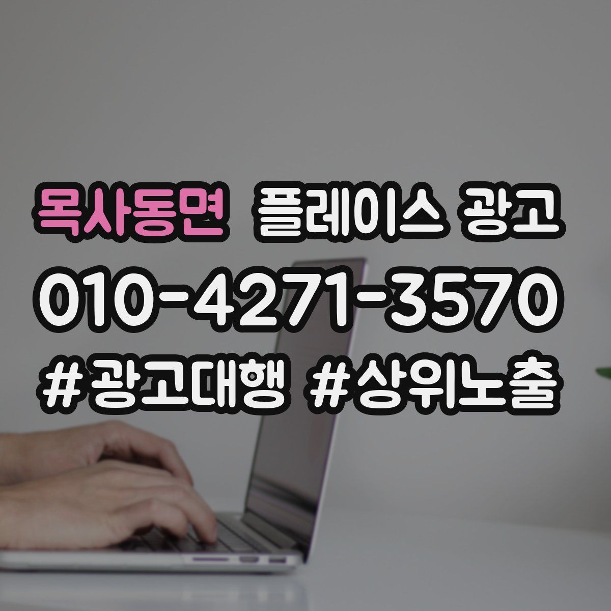 목사동면 플레이스 광고