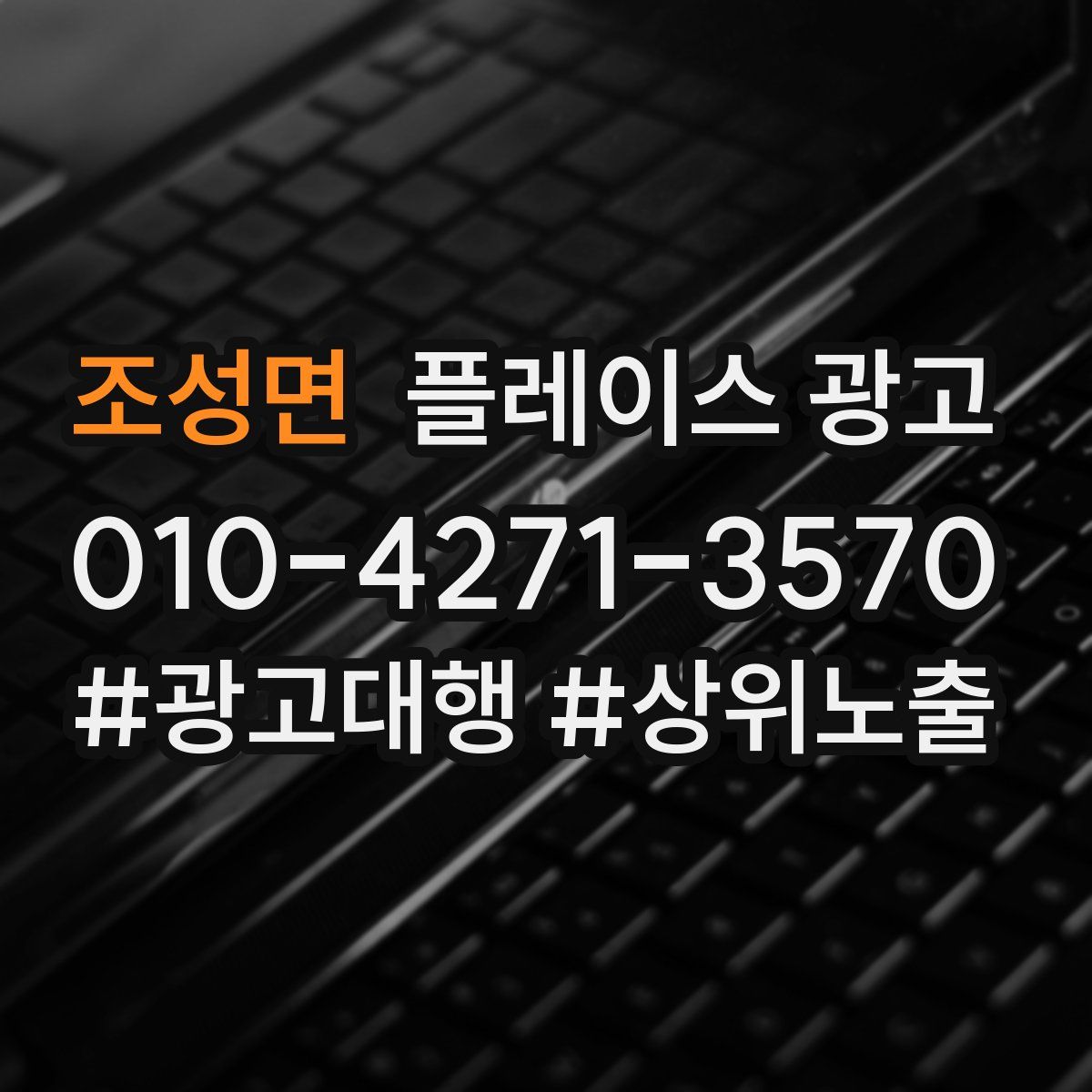 조성면 플레이스 광고