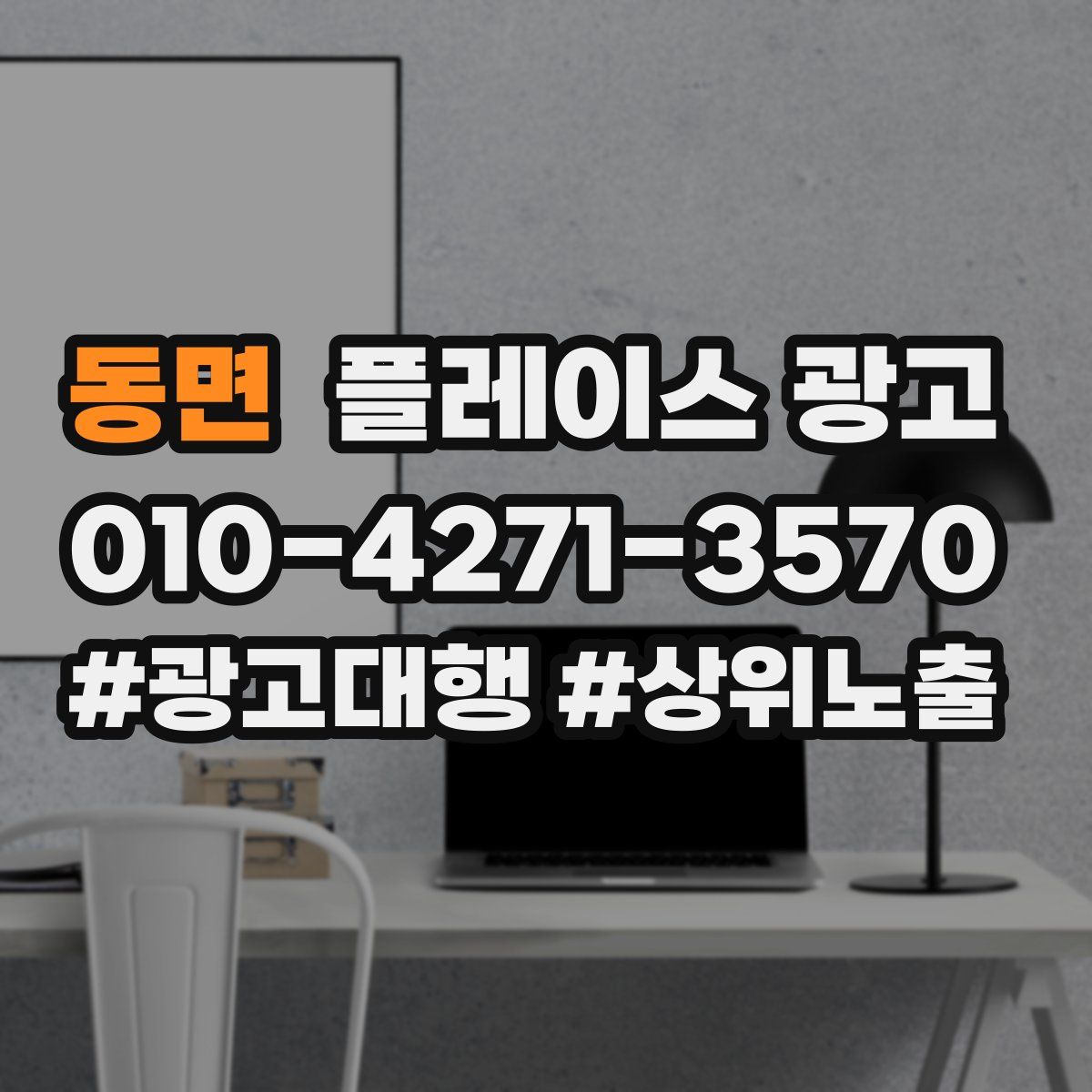 동면 플레이스 광고