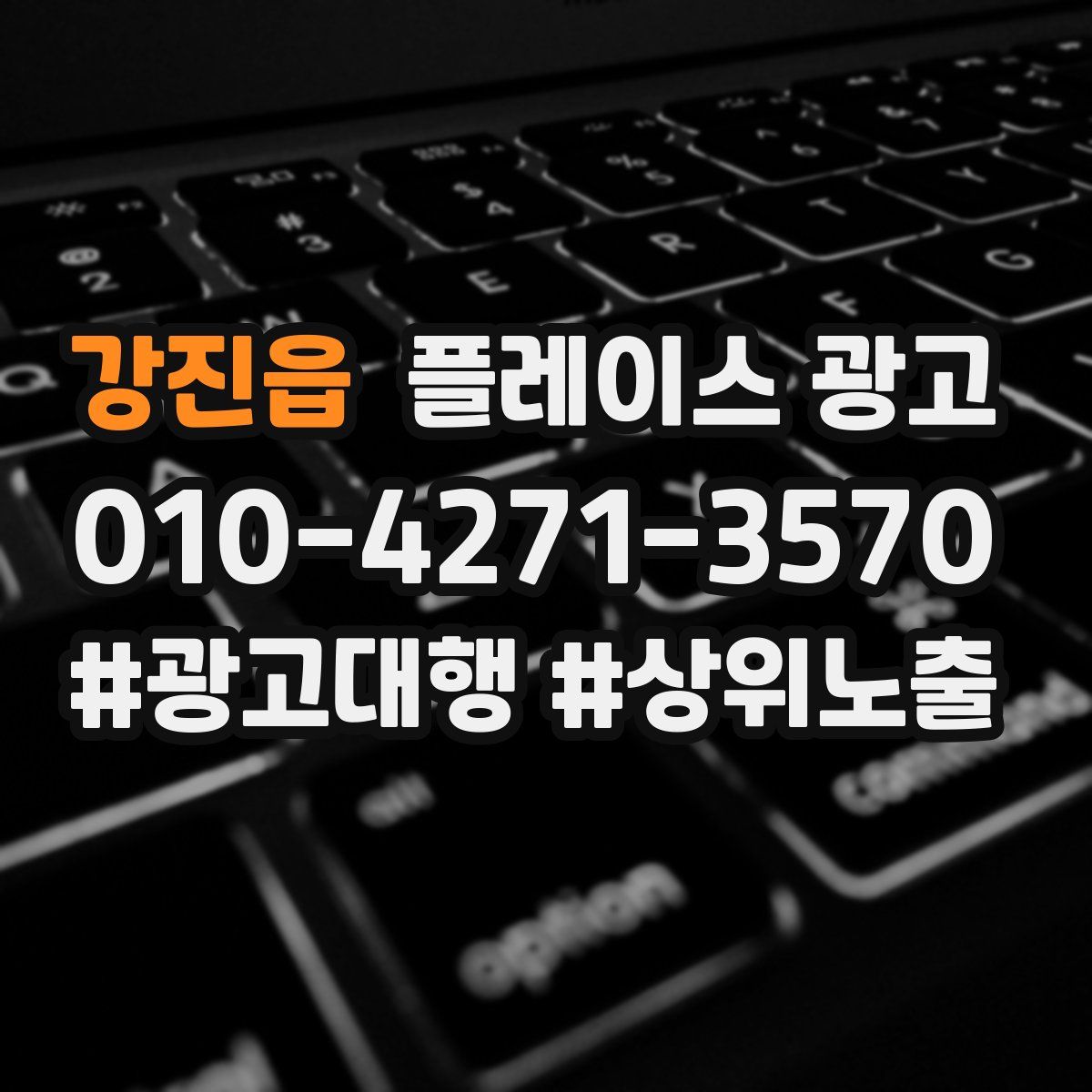강진읍 플레이스 광고