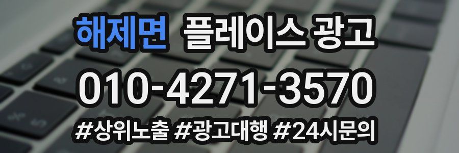 해제면 플레이스 광고