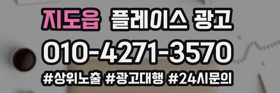 지도읍 플레이스 광고