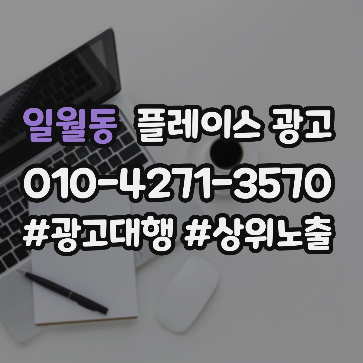 일월동 플레이스 광고