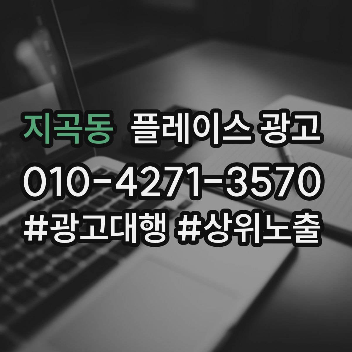 지곡동 플레이스 광고