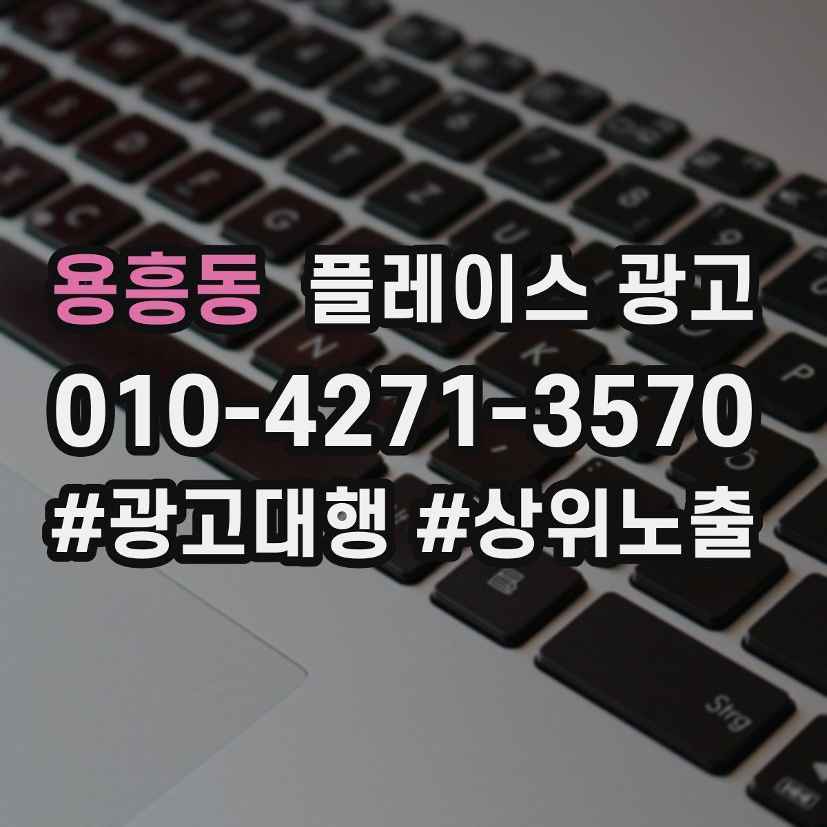 용흥동 플레이스 광고