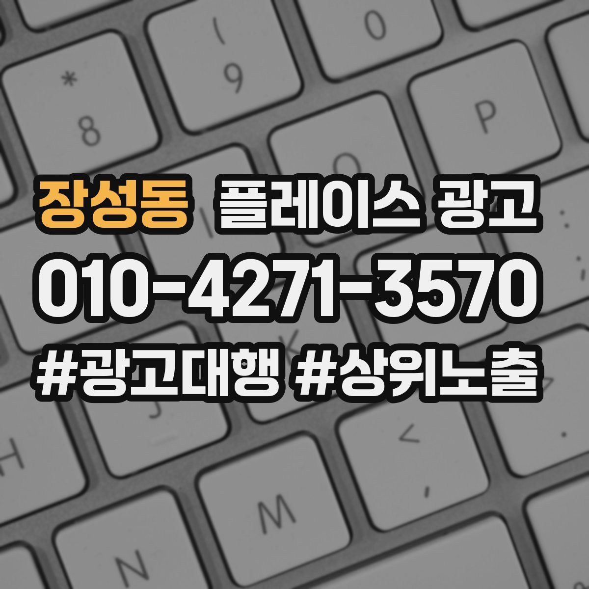 장성동 플레이스 광고