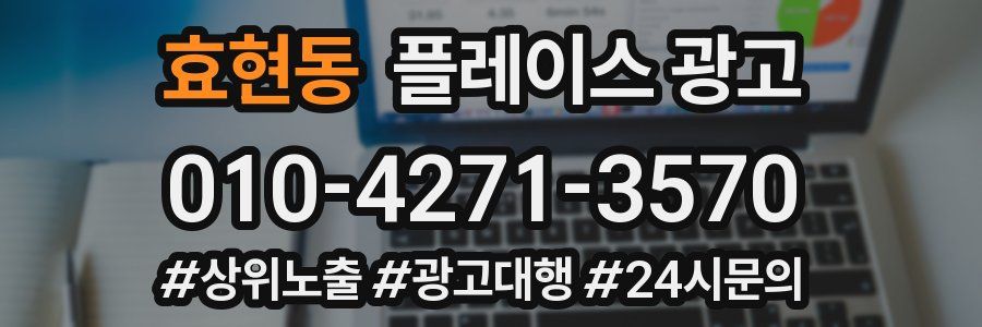 효현동 플레이스 광고