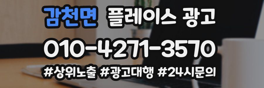 감천면 플레이스 광고
