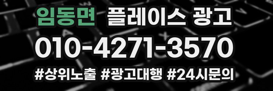 임동면 플레이스 광고