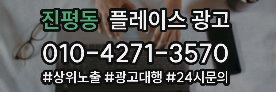 진평동 플레이스 광고