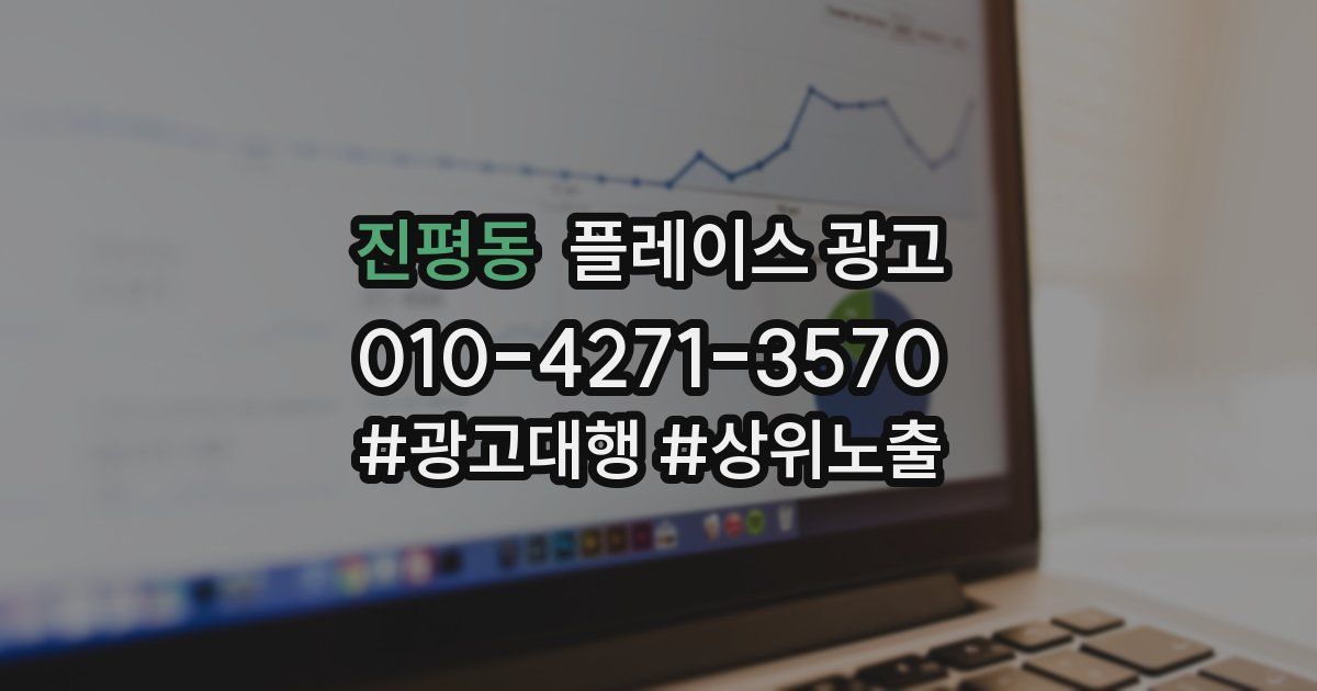 진평동 플레이스 광고