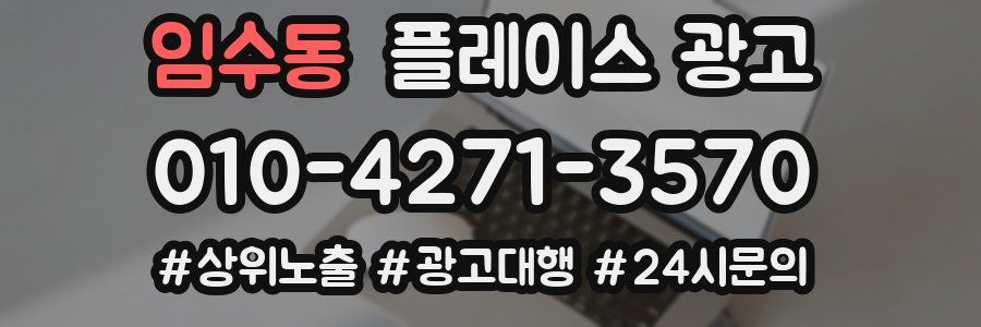 임수동 플레이스 광고