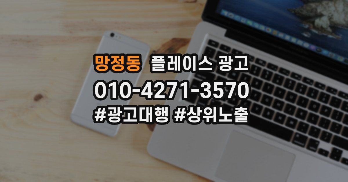 망정동 플레이스 광고
