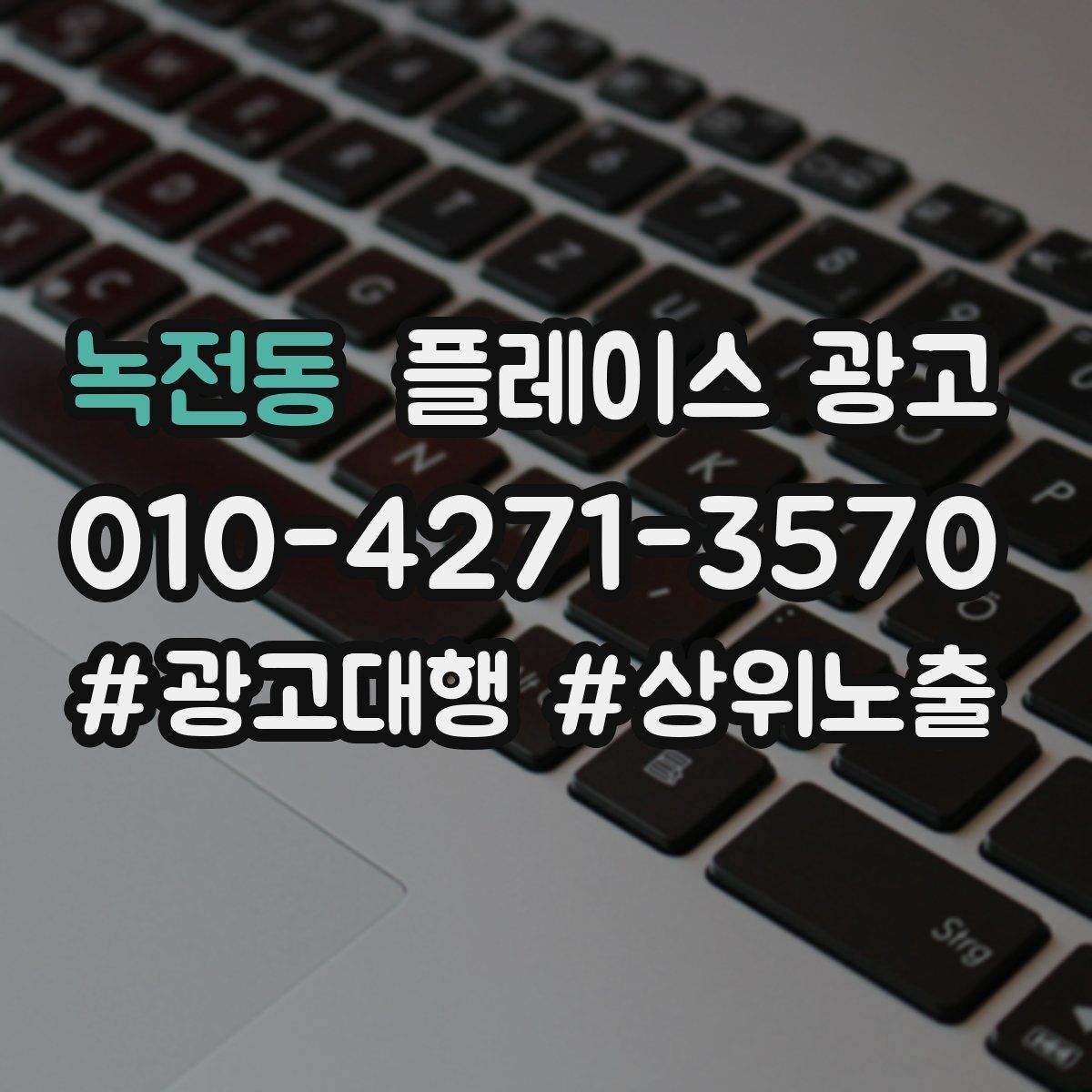 녹전동 플레이스 광고
