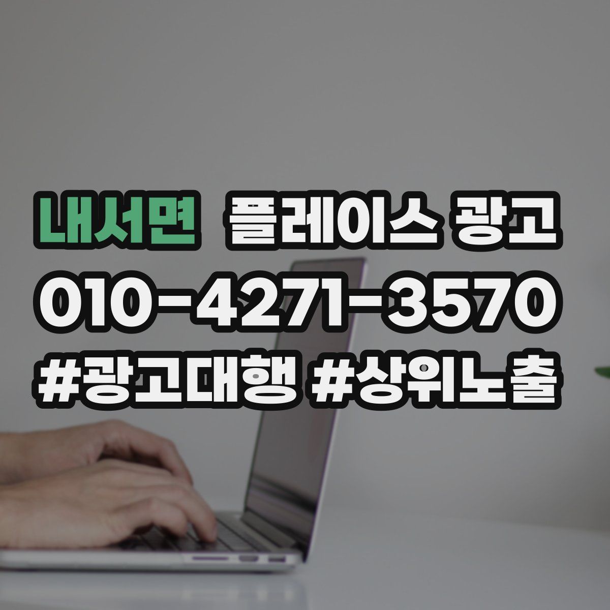 내서면 플레이스 광고