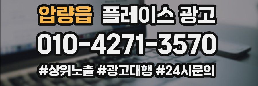압량읍 플레이스 광고