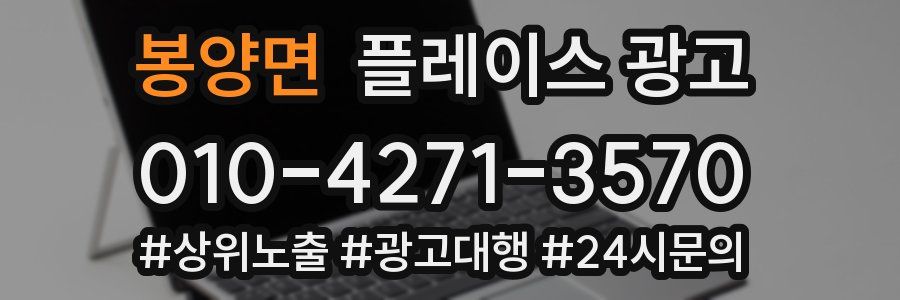 봉양면 플레이스 광고
