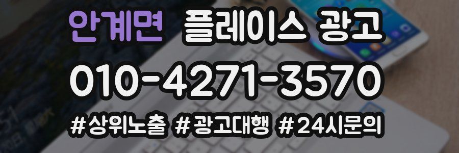 안계면 플레이스 광고