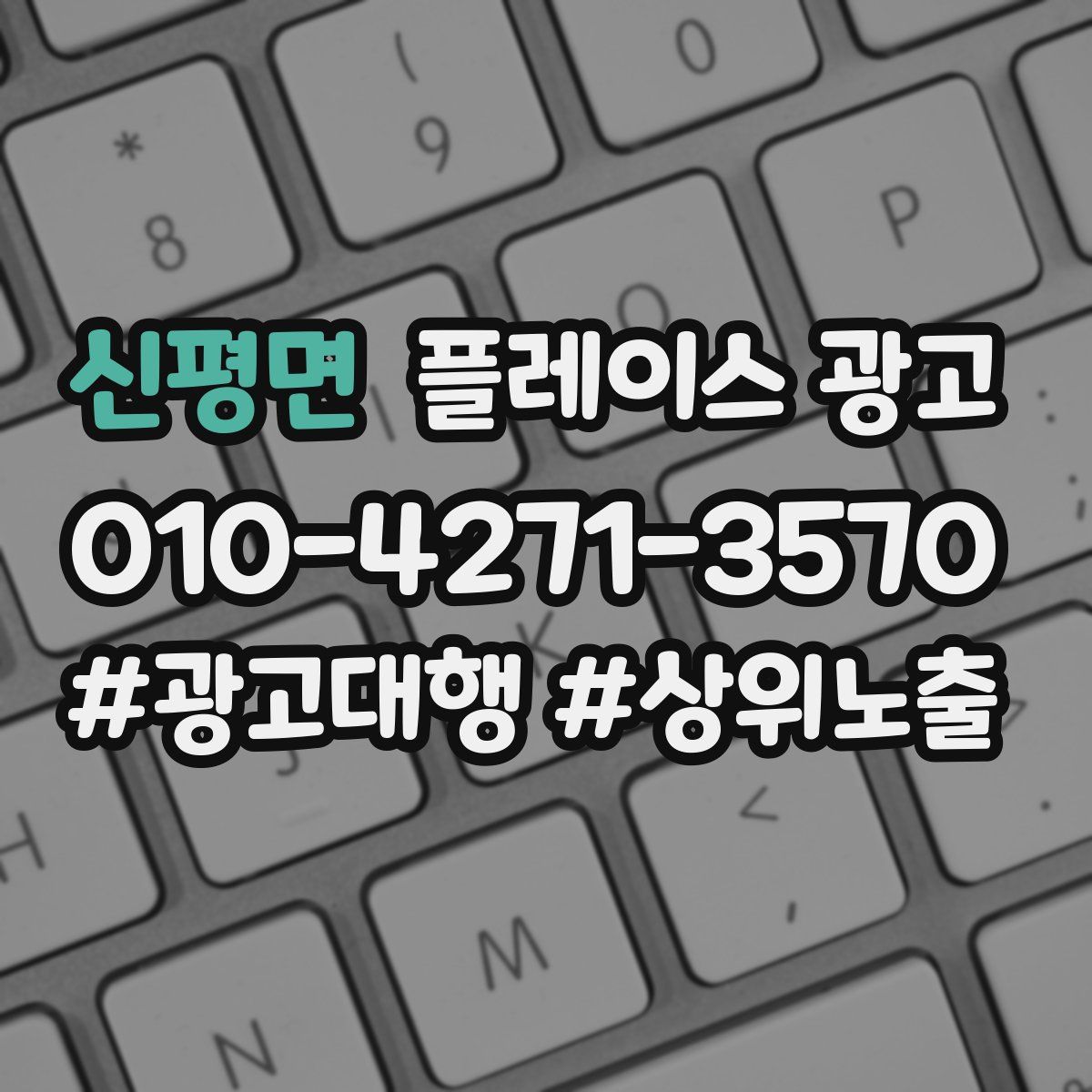신평면 플레이스 광고