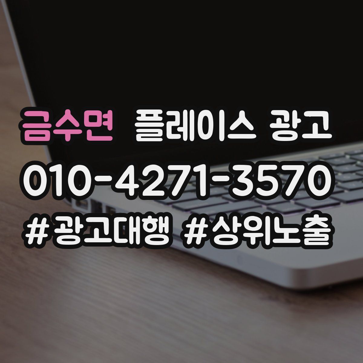 금수면 플레이스 광고