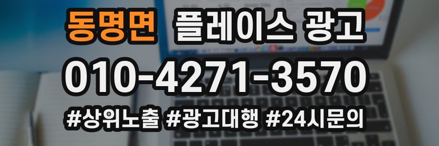 동명면 플레이스 광고