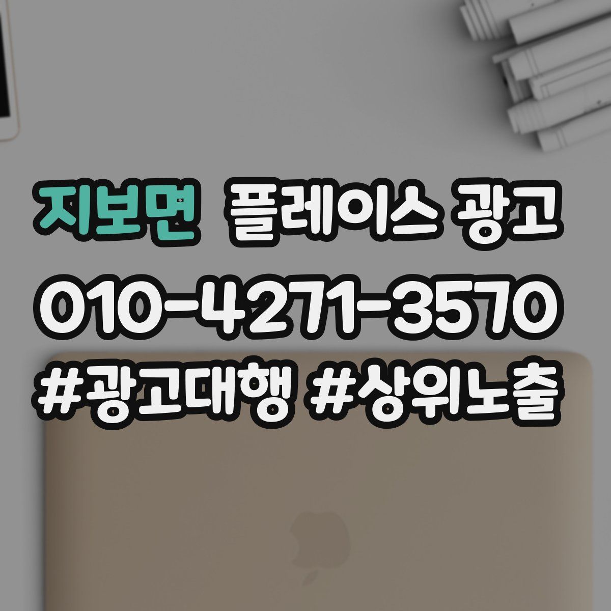 지보면 플레이스 광고